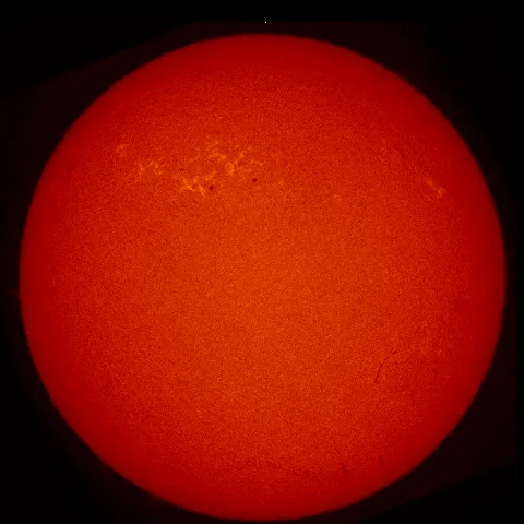 Image of Sun's chromosphere