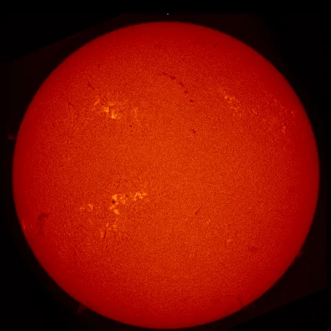 Image of Sun's chromosphere