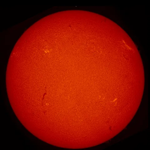 Image of Sun's chromosphere