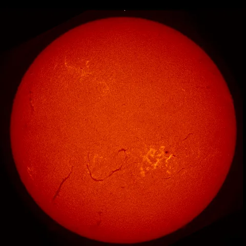 Image of Sun's chromosphere