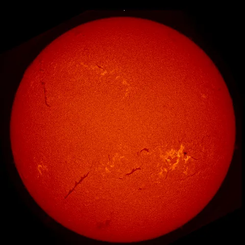 Image of Sun's chromosphere