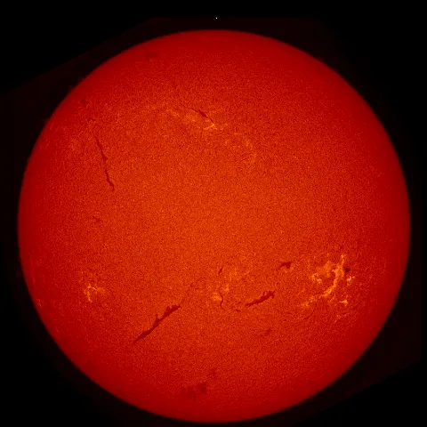 Image of Sun's chromosphere