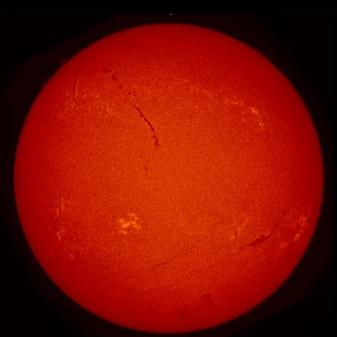 Image of Sun's chromosphere