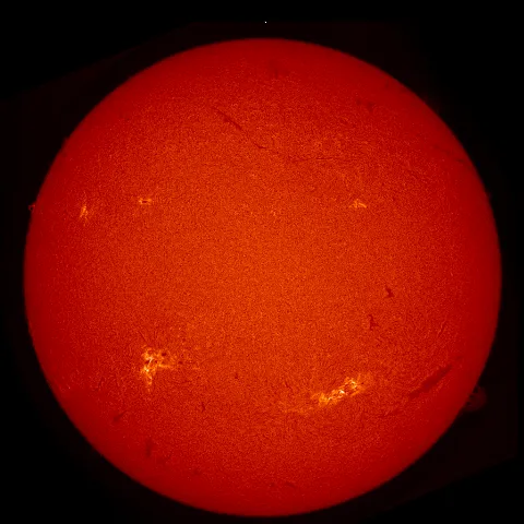 Image of Sun's chromosphere