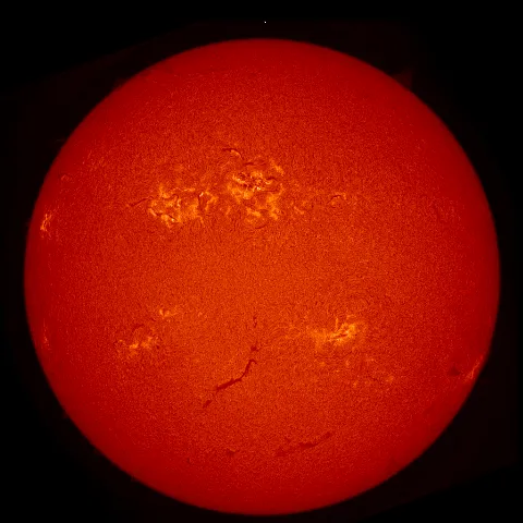 Image of Sun's chromosphere