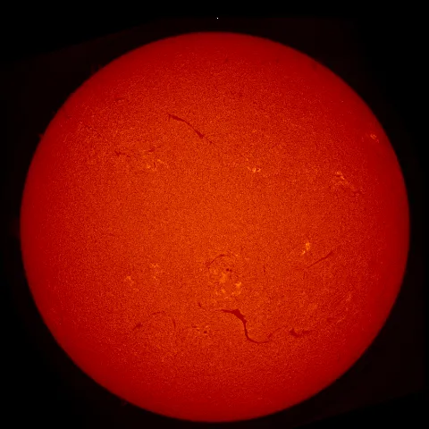 Image of Sun's chromosphere