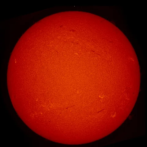 Image of Sun's chromosphere