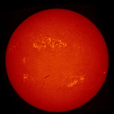 Image of Sun's chromosphere