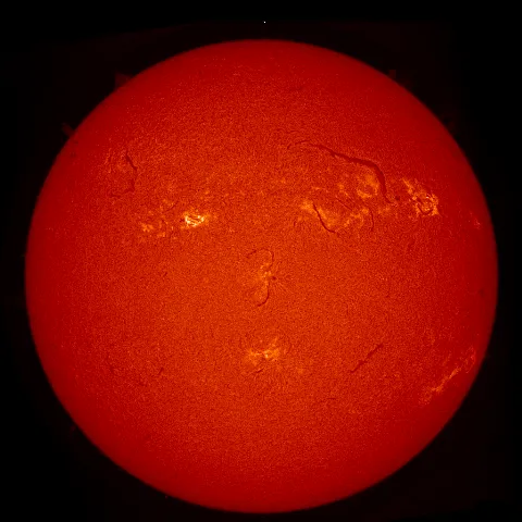 Image of Sun's chromosphere