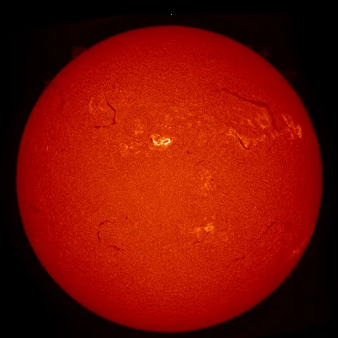 Image of Sun's chromosphere