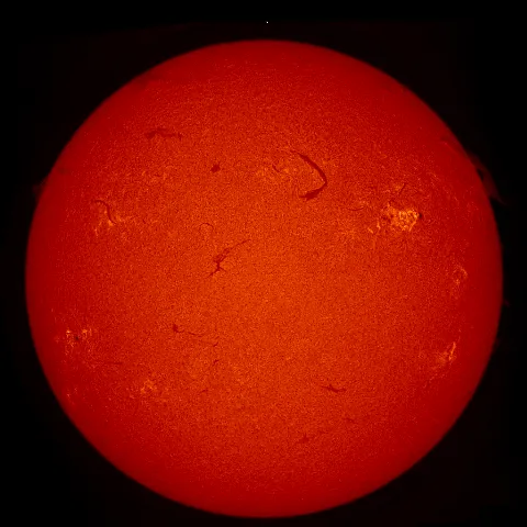 Image of Sun's chromosphere