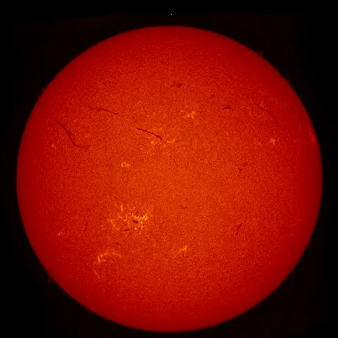 Image of Sun's chromosphere