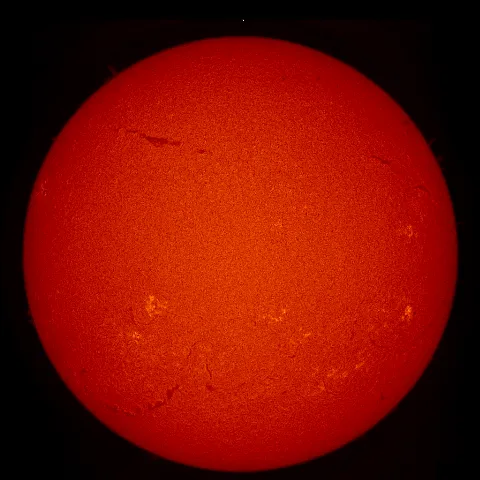 Image of Sun's chromosphere