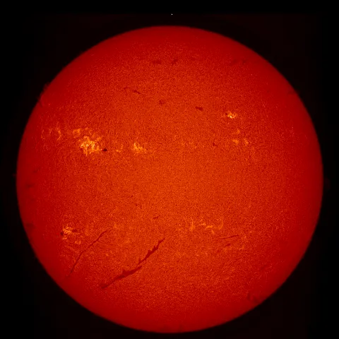 Image of Sun's chromosphere