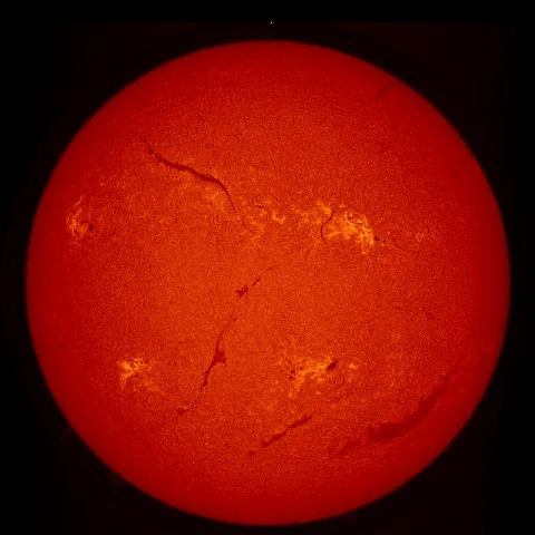 Image of Sun's chromosphere