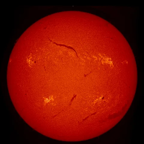 Image of Sun's chromosphere