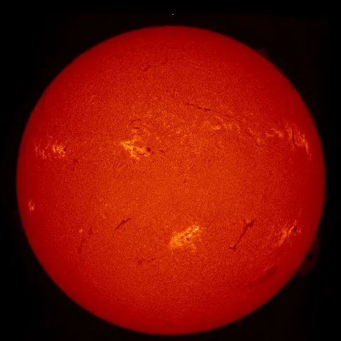 Image of Sun's chromosphere