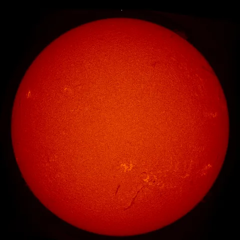 Image of Sun's chromosphere