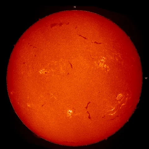 Image of Sun's chromosphere