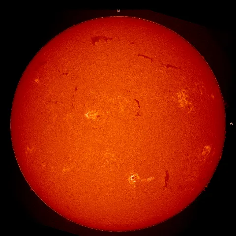 Image of Sun's chromosphere