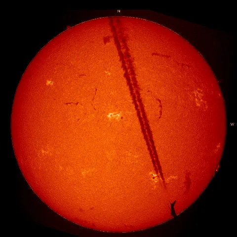 Image of Sun's chromosphere