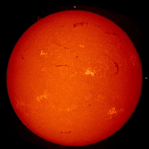 Image of Sun's chromosphere