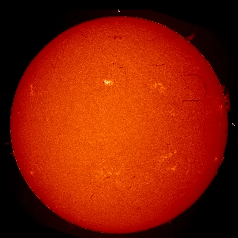 Image of Sun's chromosphere