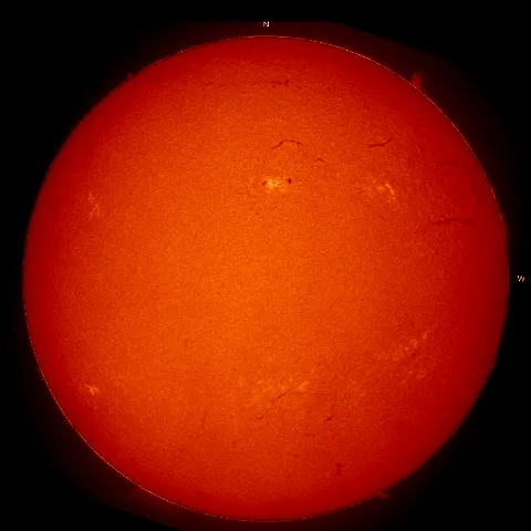 Image of Sun's chromosphere