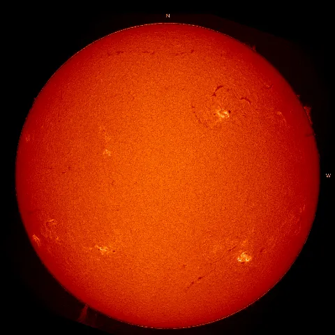 Image of Sun's chromosphere