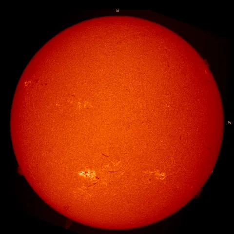 Image of Sun's chromosphere