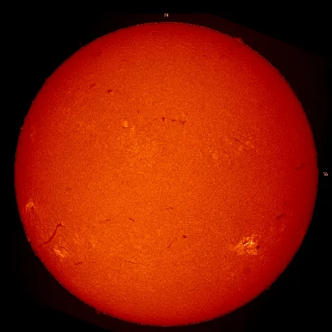 Image of Sun's chromosphere