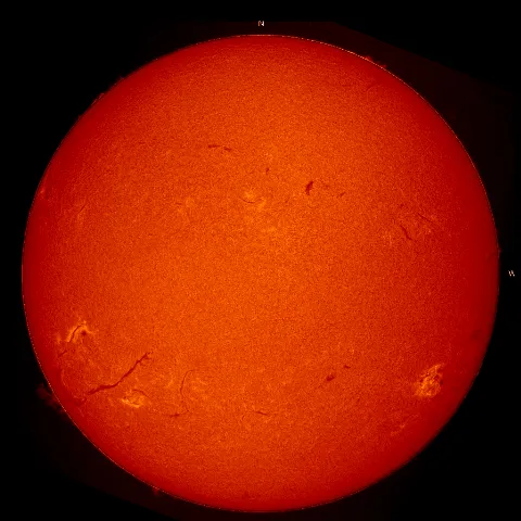 Image of Sun's chromosphere