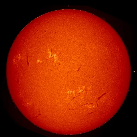 Image of Sun's chromosphere