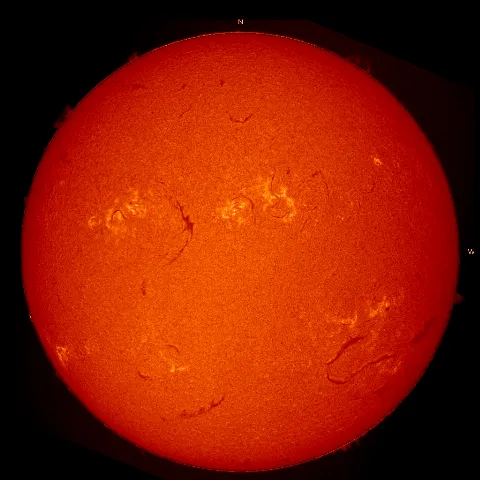 Image of Sun's chromosphere