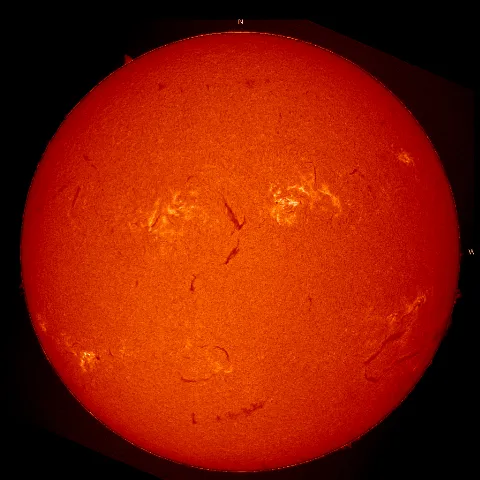 Image of Sun's chromosphere