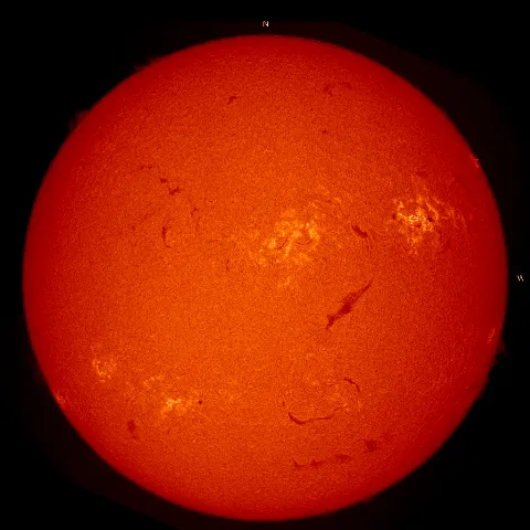 Image of Sun's chromosphere