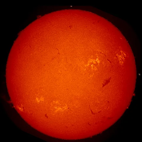 Image of Sun's chromosphere