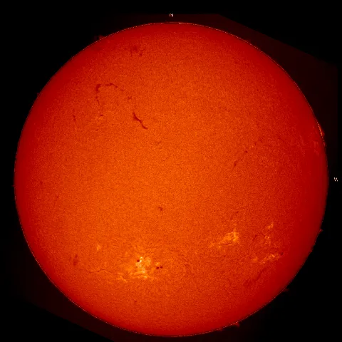 Image of Sun's chromosphere