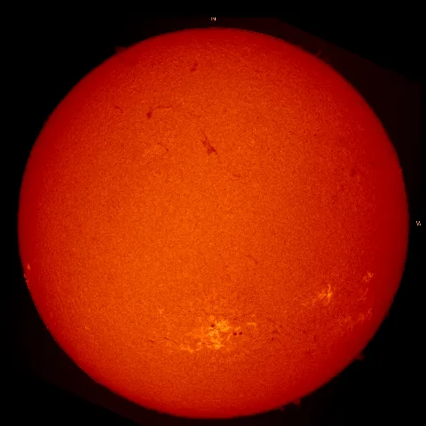 Image of Sun's chromosphere