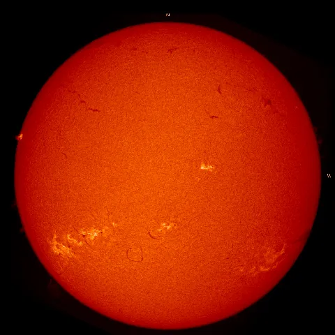 Image of Sun's chromosphere