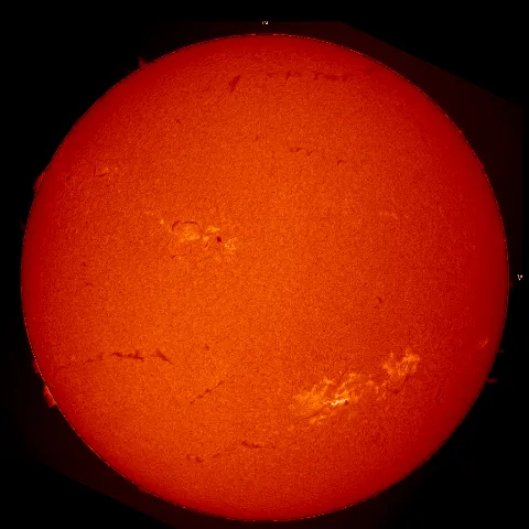 Image of Sun's chromosphere