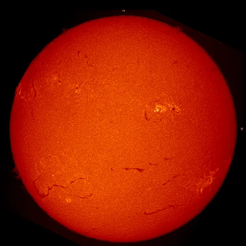 Image of Sun's chromosphere