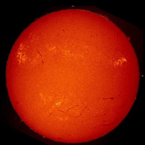 Image of Sun's chromosphere