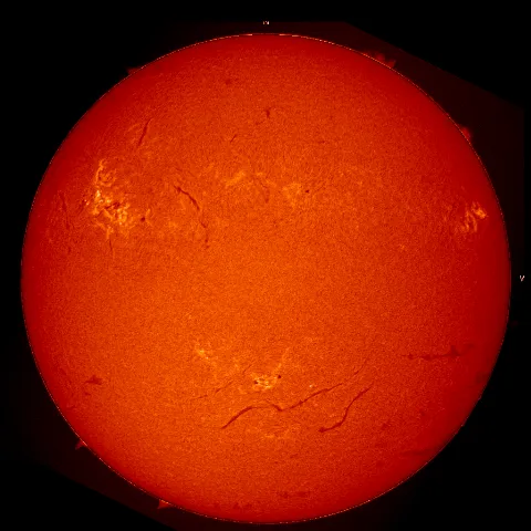 Image of Sun's chromosphere