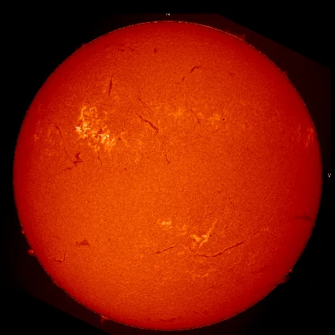 Image of Sun's chromosphere