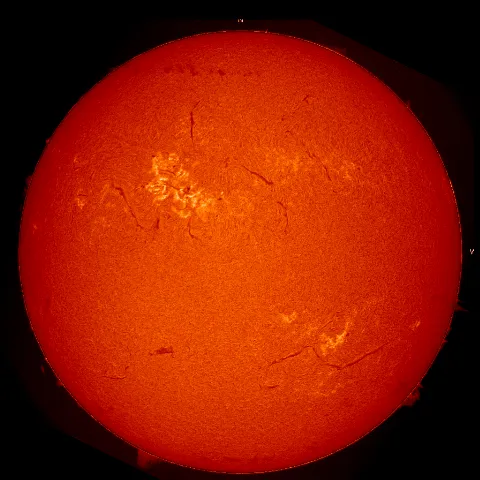 Image of Sun's chromosphere