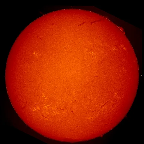 Image of Sun's chromosphere