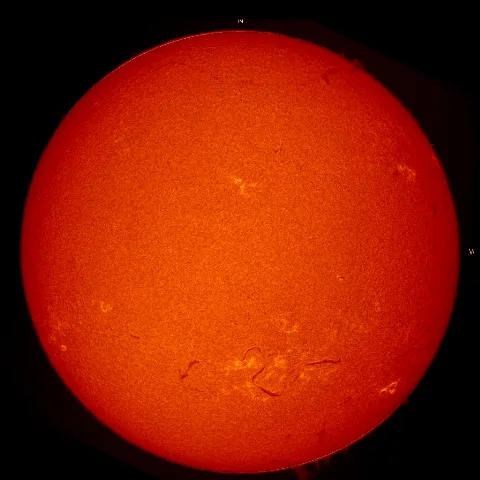 Image of Sun's chromosphere