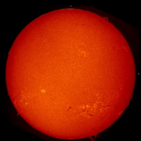 Image of Sun's chromosphere