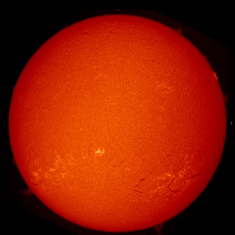 Image of Sun's chromosphere